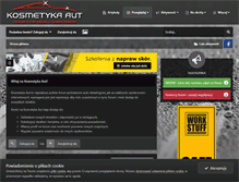 Tablet Screenshot of kosmetykaaut.pl